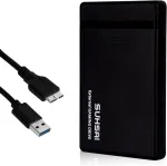 Kietasis diskas Suhsai i&scaron;orinis žaidimų standusis diskas, ne&scaron;iojamas usb 3.0 diskas, 2.5 colio didelės spartos standusis diskas, atsarginė kopija, tinkamas ps5, ps4, ps3, pc, android, mac (500gb)
