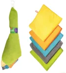 Mikropluo&scaron;to Valymo &Scaron;luostės - Paclan Practi, 5 Vnt., 36 &times; 36 Cm, Įvairių Spalvų