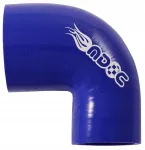 Mdc Silikoninė redukcinė alkūnė 90st 80/76mm mėlyna Intercooler turbo