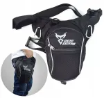 Motocentric мотоциклинė та&scaron;ė ant kojos, &scaron;launies, leg bag, juoda/pilka