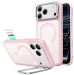 Dėklas ESR CLASSIC HYBRID KICKSTAND MAGSAFE IPHONE 17 PRO MAX / 18 PRO MAX FROSTED BUBBLEGUM Rožinis