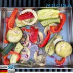 Grilio plok&scaron;tė, keptuvė, bbq padėklas, grilio krep&scaron;elis, tvirtas nerūdijantis plienas, pagaminta Vokietijoje, auk&scaron;tos kokybės apdirbimas, uždaras lovelis (30 cm x 25 cm), atsparus vandeniui suvirinimas