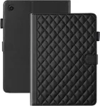 Vaitasy dėklas, skirtas Huawei Mediapad M5 / M5 Pro 10.8 colių 2018 verslui, Pu odinis plan&scaron;etinio kompiuterio apsauginis dėklas, skirtas Huawei Mediapad M5 Pro 10.8 colių su kortelių lizdu ir stovu, juodas
