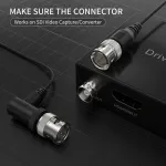 Drivergenius Sdi-3gflex 3g-sdi Bnc vaizdo kabelis Rg-179 &ndash; Hd-sdi 1080p@60fps, užrakinami Bnc ki&scaron;tukai, lanksti žemo profilio konstrukcija transliacijoms, studijoms, stebėjimui, kameroms, monitoriams ir perjungikliams