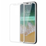 Fusion Accessories Fusion Full Glue 5D grūdintas stiklas, visi&scaron;kai uždengtas rėmeliu Apple iPhone X | XS | 11 Pro Baltas