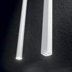 Pakabinamas &scaron;viestuvas Ideal Lux 11,5W suspended lamp with 1 light ULTRATHIN, 3000K, aliuminio