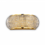 Sieninis &scaron;viestuvas Ideal Lux Wall lamp with 3 lights PASHA', G9, auksinis color