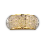 Sieninis &scaron;viestuvas Ideal Lux Wall lamp with 3 lights PASHA', G9, auksinis color