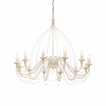 Pakabinamas &scaron;viestuvas Ideal Lux Suspended lamp with 12 lights CORTE, E14, red