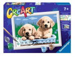Ravensburger CreArt spalvinimo knygelė vaikams &scaron;uniukai