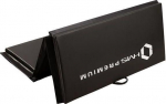 Sulankstomas gimnastikos kilimėlis HMS Premium MGS01 2400x1200mm, juodas