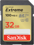 Atminties kortelė SanDisk Extreme SDHC SDSDXVT-032G-GNCI2, 32GB