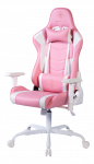 Žaidimų kėdė DELTACO GAMING Rožinis LINE PCH80, PU odos, geležinis rėmas, rožinė / GAM-096-P