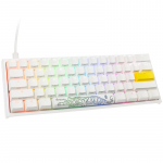 Ducky One 2 Pro Mini Baltas Edition žaidimų klaviatūra, RGB LED - Kailh Brown US i&scaron;dėstymas