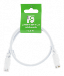 Deltaco U / UTP Cat6 kabelis, CCA, 0,5 m, 250 MHz EPZI baltas / TP-60V-CCA