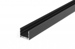 LED juostos profilis VARIO30-02 ACDE-9/TY, juodas, 2m
