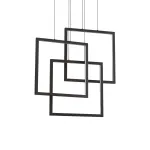 Ideal Lux Pakabinamas &scaron;viestuvas Frame Sp Quadrato Nero