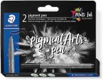 Staedtler STAEDTLER MultiInk Pigment Arts intensiv pen juodas 2er-Set retail