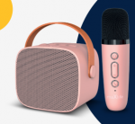 Maxlife Bluetooth karaoke speaker MXKS-100 rožinės spalvos