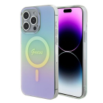 Dėklas GUESS GUHMP15XHITSQ IPHONE 15 PRO MAX TURQUOISE / TURQUOISE HARDCASE IML IRIDESCENT MAGSAFE