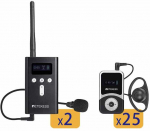 Bevielė žodzių vertimo sistema - 25 vartotojai Retekess T130S T131S Interpretation
