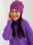 Kepurė Wool Fashion Italia Cap-AT-CZ-2325.86-violetinė