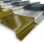 Brett Martin MK PC DIAMONDS TILE EFFECT - čerpės imitacijos deimantinė monolitinio polikarbonato danga - 4 m - Bronzinė