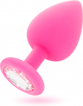 Intense Anal Toys Intense Shelki L Anal Plug Fuchsia - Medical Silicone, 9.2 cm
