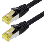 helos Patchkabel Cat 6a S/FTP RJ45 juodas 10m AWG26/7 LSZH GHMT