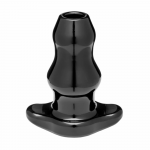 PerfectFitBrand Perfect Fit Double Tunnel Plug Large Juodas - Innovative Hollow Design, 11.4 cm