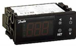 Danfoss ERC 211 - Elektroninis au&scaron;inimo valdiklis, DI 0, DO 1, AC 197-250 V, raudonas &scaron;viesos diodas