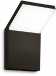 Sieninis &scaron;viestuvas Ideal Lux 8,5W LED sieninis fasado &scaron;viestuvas STYLE, juodas, 4000K, IP54, 322629