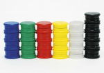 TimeTEX Spalvotų magnetų rinkinys, skersmuo 24 mm, 50 vnt. (TT93178)