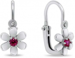 Brilio Silver Brilio Sidabrinis Design girl&acute;s sidabrinis earrings Flowers EA193WR