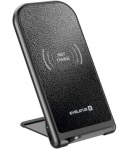 Evelatus EWD01 15W Bezvadu lādētājs ar izveklamu Klip&scaron;a Statīvu priek&scaron; Telefona USB-C Melns