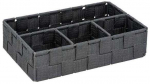 Wenko organizatorius Adria Small 26 x 6,5 x 17 cm pilkas polipropilenas