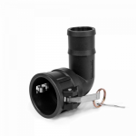 IBC alkūnė Bradas Camlock Type C lizdas 2" žarnai - PP