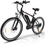 Elektrinis dviratis Kaisda K26M 26", 250W, 12,5Ah, juodas