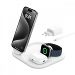 Belkin BoostCharge Headphones, I&scaron;manusis telefonas, I&scaron;manusis laikrodis Baltas USB Wireless charging Fast charging Indoor