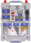 Grąžtas Tivoly Drills set Multi Material - for metal, wood, concrete and tiles + accessories - 100pcs