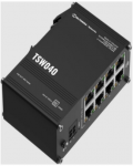 &Scaron;akotuvas Teltonika pramoninis jungiklis | TSW040 | Nevaldomas | Montuojamas ant DIN bėgelio | 10/100 Mbps (RJ-45) jungtys kiekis 8 | PoE+ jungtys kiekis 8 | Maitinimo tipas 2 kontaktų pramoninis nuolatinės srovės maitinimo lizdas