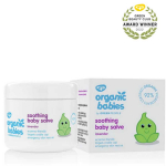 Raminantis kūno tepalas kūdikiams, levandų kvapo &ldquo;Organic Baby&ldquo; Žalias PEOPLE, 100 ml