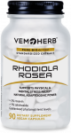VemoHerb Rhodiola Rosea (Rausvosios rodiolės ekstraktas) 90 kaps.