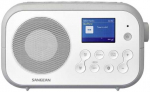 Sangean DPR-42BT baltai pilkas ne&scaron;iojamas DAB+ / FM-RDS &bdquo;Bluetooth&ldquo; imtuvas