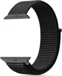 Apyrankė Apple Watch 6 / 7 / 8 / 9 / 10 / SE / Ultra 1 / 2 (44 / 45 / 46 / 49 mm) Tech-Protect Nylon juodos spalvos