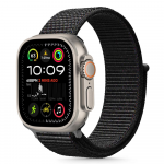 Apyrankė Apple Watch 6 / 7 / 8 / 9 / 10 / SE / Ultra 1 / 2 (44 / 45 / 46 / 49 mm) Tech-Protect Nylon juodos spalvos