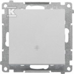 Kontakt-Simon Łącznik krzyżowy Kontakt-Simon 55 TW7.01/143 moduł 10 AX, 250V~, szybkozłącza aliuminio mat