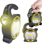 Oem 3W mini LED žibintuvėlis - Aliuminis - ki&scaron;eninis žibintuvėlis su pakabuku