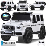 Jokomisiada Baterija-powered car Mercedes G class 63 AMG 4x4 Panel Radio 2 persons PA0309