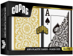 1546 Elite Poker size - Jumbo index žaidimo kortos dviguba kaladė (auksinės ir juodos) Copag